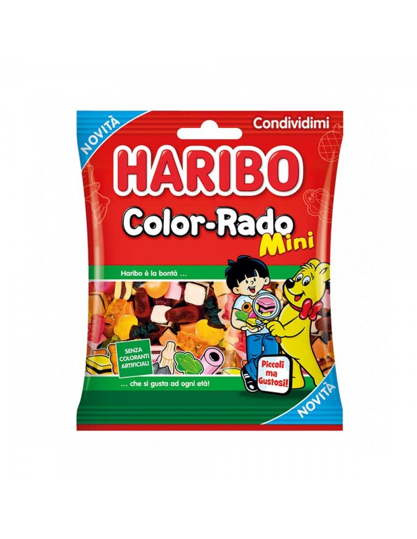 Haribo - 140gr Mini Color Rado, 1680τμχ (παλέτα)