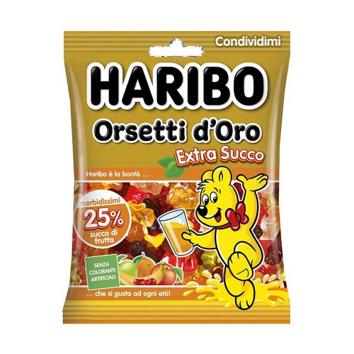 Haribo - 150gr Golden Bears Extra Juice, 1728τμχ (παλέτα)