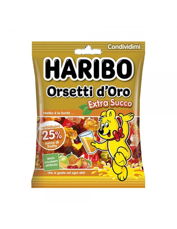 Haribo - 150gr Golden Bears Extra Juice, 1728τμχ (παλέτα)