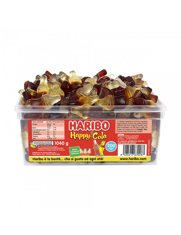 Haribo - 200 τμχ Happy Cola, 336 τμχ (παλέτα)