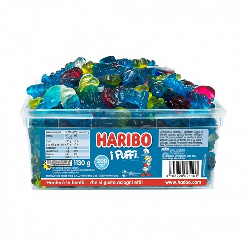 Haribo - 200 τμχ I Puffi, 384 τμχ (παλέτα)
