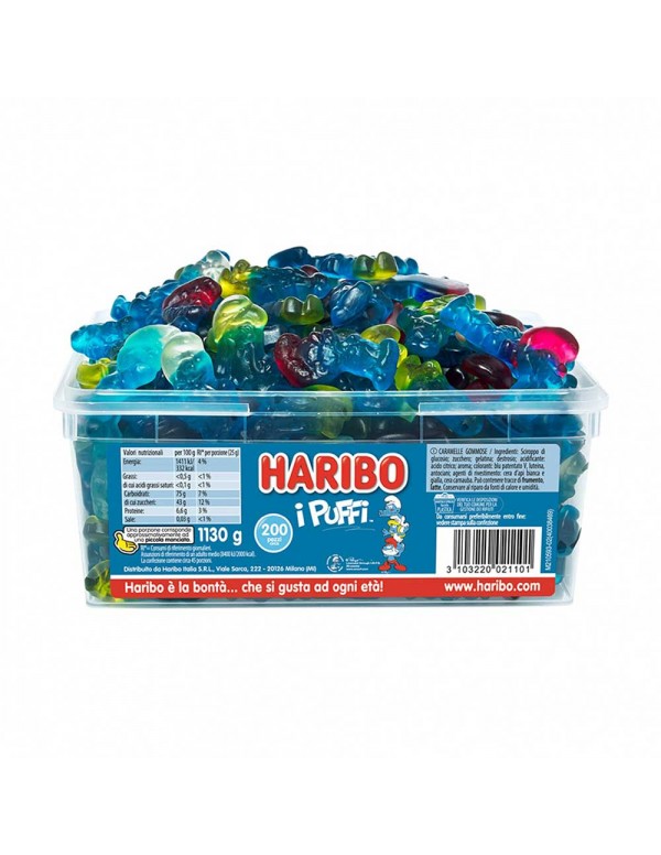 Haribo - 200 τμχ I Puffi, 384 τμχ (παλέτα)
