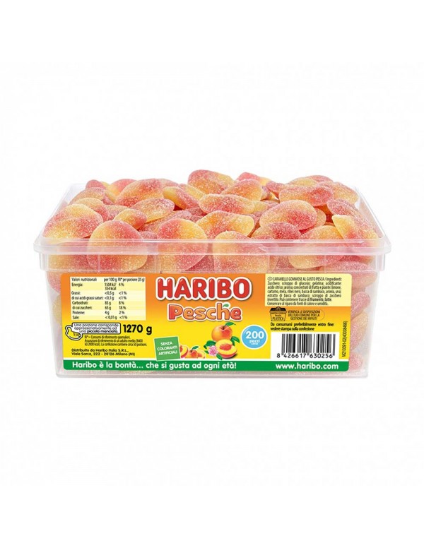 Haribo - 200 τμχ Ροδάκινα, 336 τμχ (παλέτα)