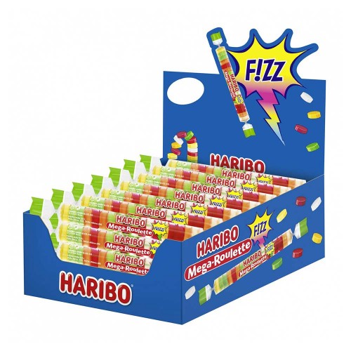 Haribo - 40τμχ x 45gr Mega Roulette Frizzi, 384τμχ (παλέτα)