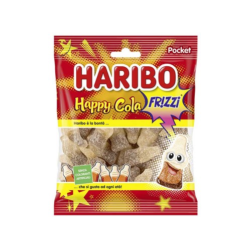 Haribo - 80gr Fresh Cola Frizzi, 3900τμχ (παλέτα)