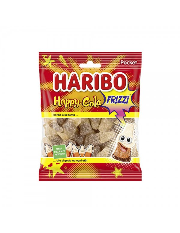 Haribo - 80gr Fresh Cola Frizzi, 3900τμχ (παλέτα)