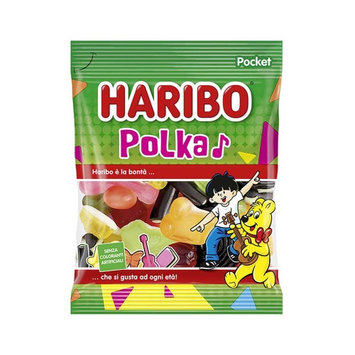 Haribo - 80gr Πόλκα, 3600τμχ (παλέτα)