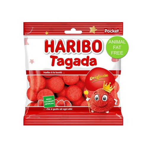 Haribo - 80gr Tagada, 2430τμχ (παλέτα)