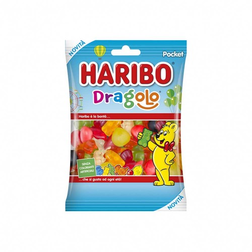 Haribo - 90gr Dragolo, 3600τμχ (παλέτα)