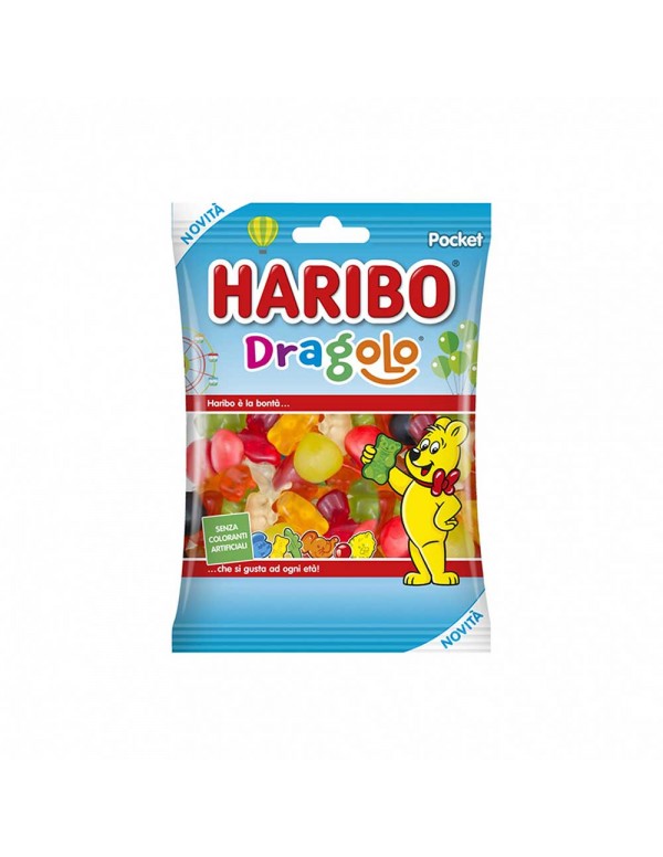 Haribo - 90gr Dragolo, 3600τμχ (παλέτα)