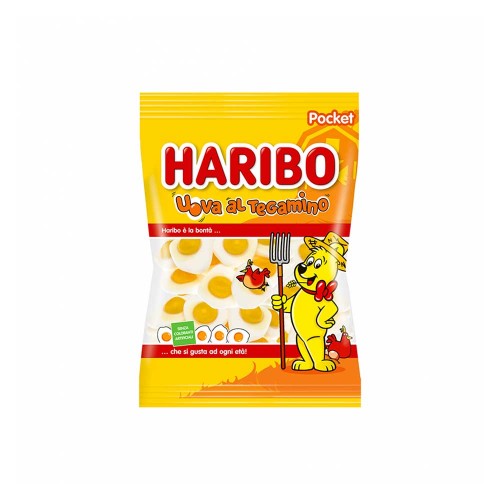 Haribo - 90gr αυγά τηγανητά, 3600 τμχ (παλέτα)