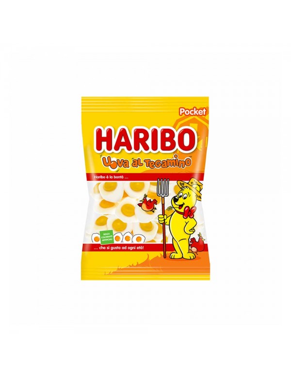 Haribo - 90gr αυγά τηγανητά, 3600 τμχ (παλέτα)