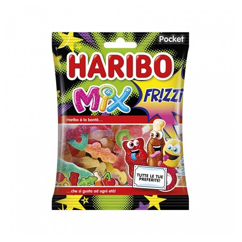 Haribo - 90gr Μείγμα Frizzi, 3900τμχ (παλέτα)