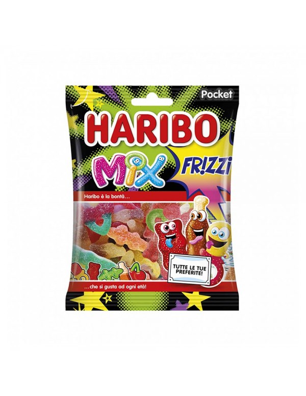Haribo - 90gr Μείγμα Frizzi, 3900τμχ (παλέτα)
