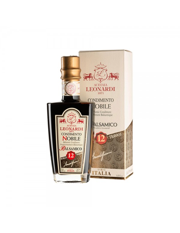 Leonardi - Βαλσάμικο Ξύδι 250ml Χρυσή σφραγίδα 12 Καράφα, 1176τμχ (παλέτα)