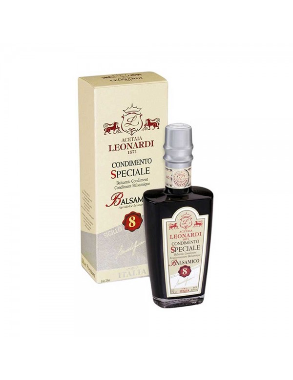 Leonardi - Ξύδι Βαλσάμικο 250ml Ασημένια Σφραγίδα 8 Καράφες, 1176 τμχ (παλέτα)