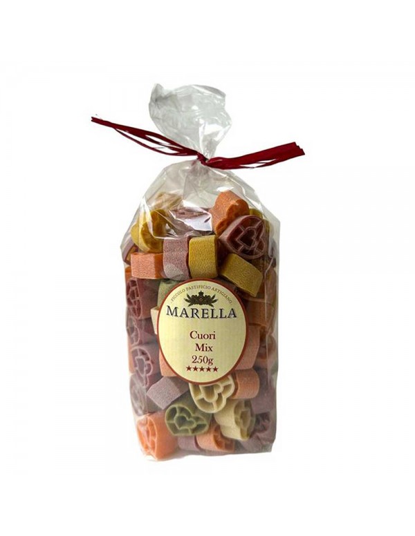 Marella - Ζυμαρικά 250gr Μίγμα Cuori, 1280τμχ (παλέτα)