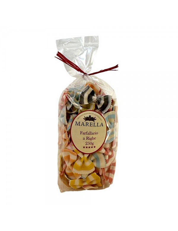 Marella - Ζυμαρικά 250gr Farfallario a Righe, 1152τμχ (παλέτα)