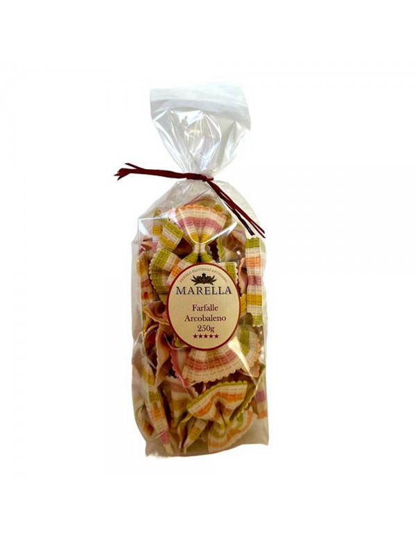 Marella - Ζυμαρικά 250gr Farfalle Arcobaleno, 1024τμχ (παλέτα)
