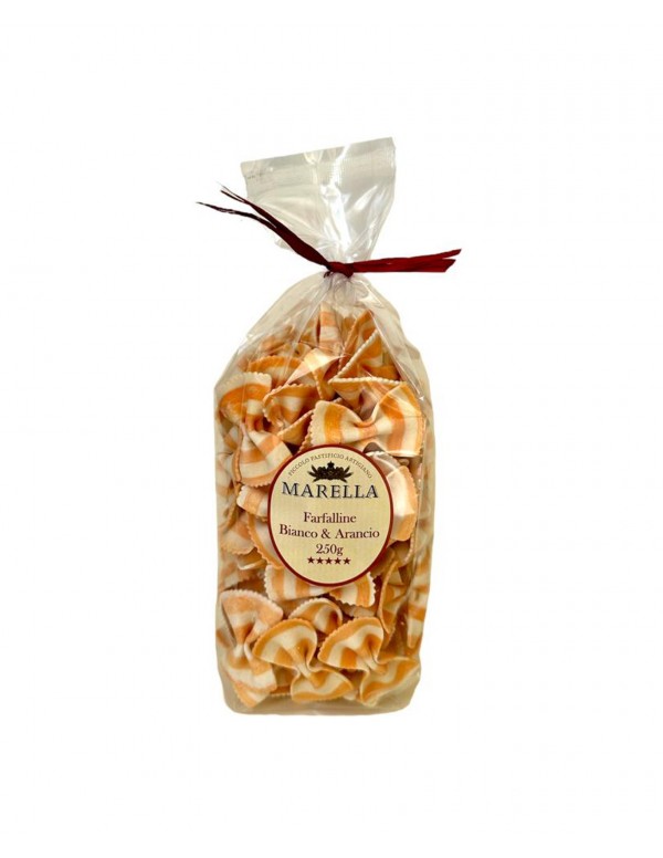 Marella - Ζυμαρικά 250gr Farfalline Λευκό Πορτοκάλι, 1152τμχ (παλέτα)