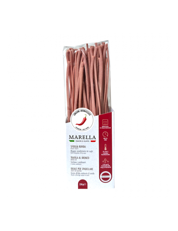 Marella - Ζυμαρικά 250γρ Λινγκουίνι με Τσίλι, 1080 τεμάχια (παλέτα)