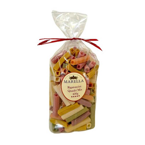Marella - Pasta Classic 400gr Rigatoncini Quadri Mix, 768τμχ (παλέτα)