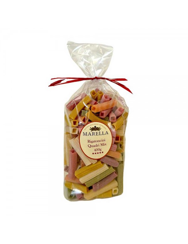 Marella - Pasta Classic 400gr Rigatoncini Quadri Mix, 768τμχ (παλέτα)