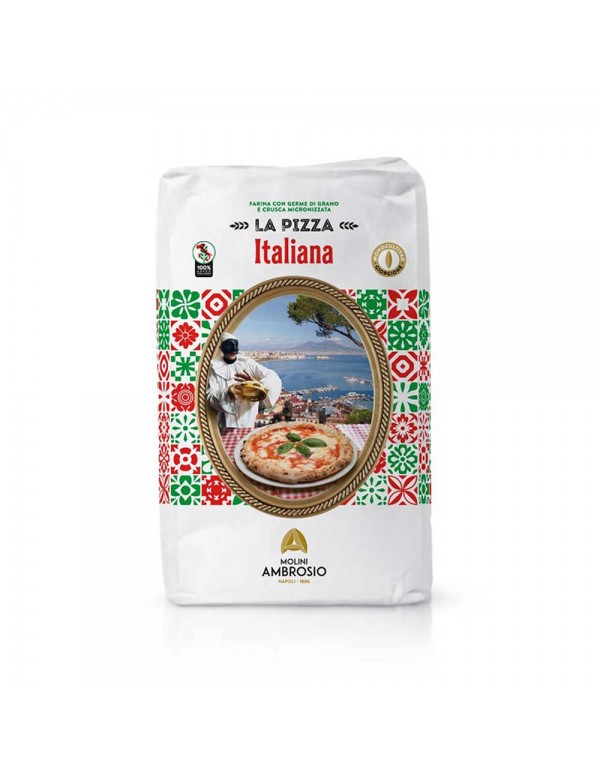 Molini - Αλεύρι Ambrosio 25kg Τύπος "2" Ιταλικό W290/310, 40 τεμάχια (παλέτα)