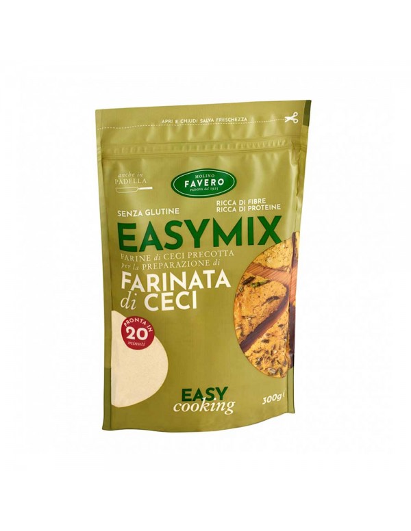 Molino - Favero Easy Mix 300gr Αλεύρι Ρεβυθιού, 720τμχ (παλέτα)