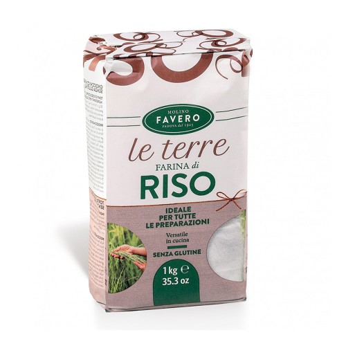 Molino - Ρυζάλευρο Favero 1kg Le Terre, 781τμχ (παλέτα)