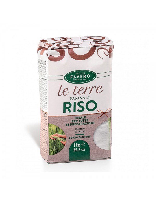 Molino - Ρυζάλευρο Favero 1kg Le Terre, 781τμχ (παλέτα)