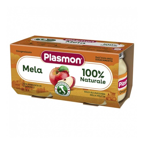 Plasmon - Φρούτα Μήλο Βερίκοκο Homogenized  2x 80gr, 2508τμχ (παλέτα)