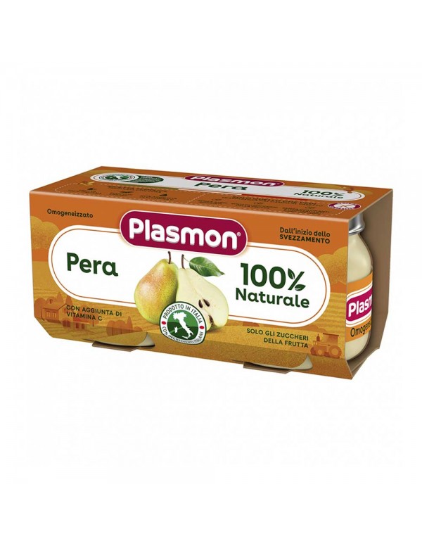 Plasmon - Αχλάδι Homogenized  2x 80gr, 2508τμχ (παλέτα)