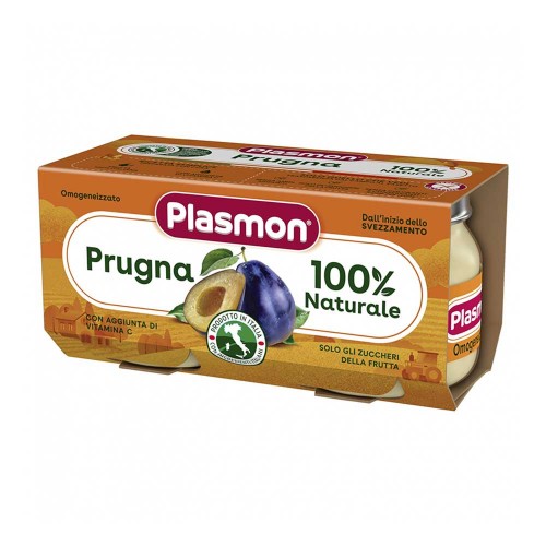 Plasmon - Δαμάσκηνο Homogenized  2x 80gr, 2508τμχ  (παλέτα)