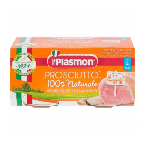 Plasmon - Ζαμπόν με δημητριακά Homogenized  2x 80gr, 2508pcs (pallet)