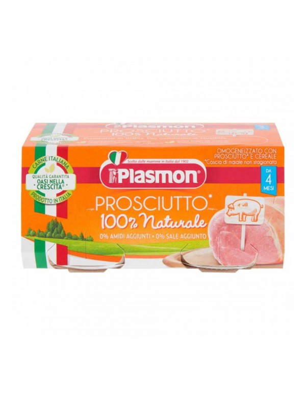 Plasmon - Ζαμπόν με δημητριακά Homogenized  2x 80gr, 2508pcs (pallet)