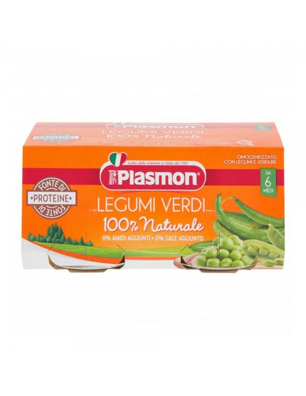 Plasmon - Φασολάκια Homogenized 2x 80gr, 2508τμχ (παλέτα)