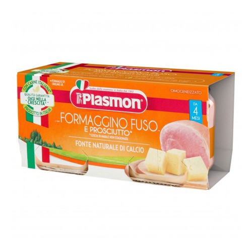 Plasmon - Homogenized  2x 80gr Λιωμένο τυρί και ζαμπόν, 2508τμχ (παλέτα)
