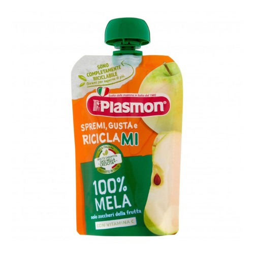 Plasmon - Μήλο Squeeze and Taste 100gr, 2184τμχ (παλέτα)