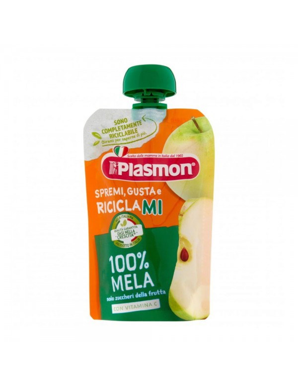 Plasmon - Μήλο Squeeze and Taste 100gr, 2184τμχ (παλέτα)