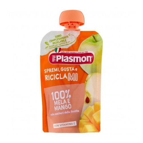 Plasmon - Μήλο & Μανγκο Squeeze and Taste 100gr , 2184pcs (pallet)