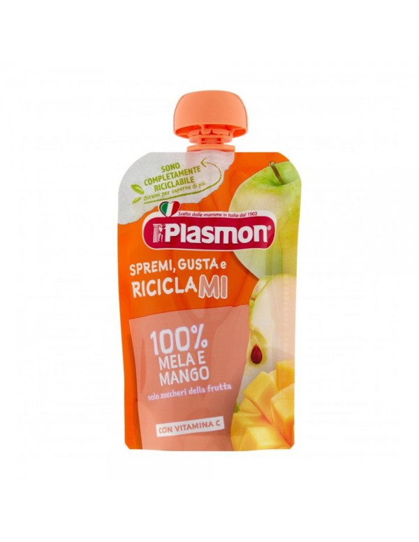 Plasmon - Μήλο & Μανγκο Squeeze and Taste 100gr , 2184pcs (pallet)