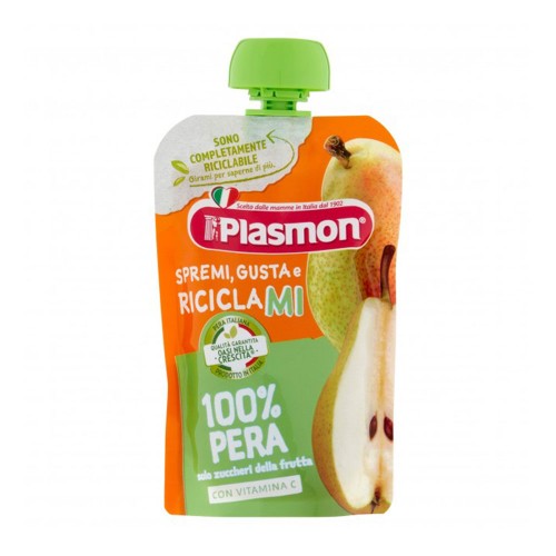 Plasmon - Αχλάδι Squeeze and Taste 100gr, 2184τμχ (παλέτα)