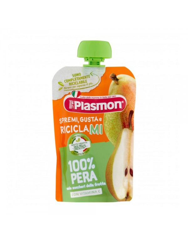 Plasmon - Αχλάδι Squeeze and Taste 100gr, 2184τμχ (παλέτα)