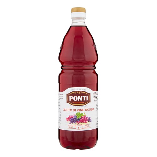 Ponti - Ξύδι κόκκινο κρασί 1lt, 660τμχ (παλέτα)