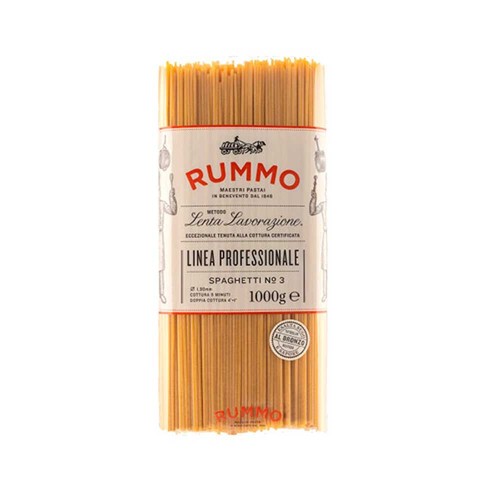 Rummo - Ζυμαρικά 1Kg N°003 Σπαγγέτι, 576 τεμάχια (παλέτα)