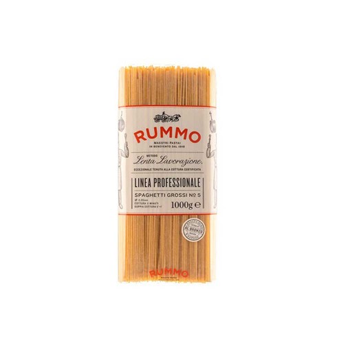 Rummo - Ζυμαρικά 1Kg N°005 Spaghetti Grossi, 576τμχ (παλέτα)