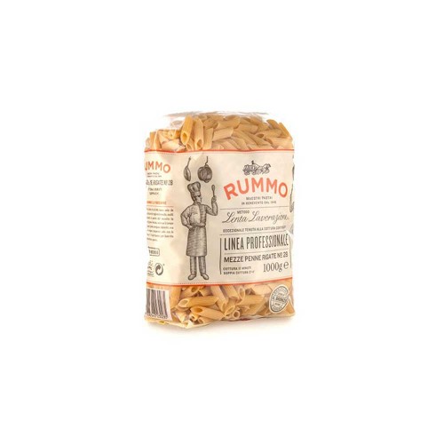 Rummo - Ζυμαρικά 1Kg N°028 Mezze Penne Rigate, 576 τμχ (παλέτα)