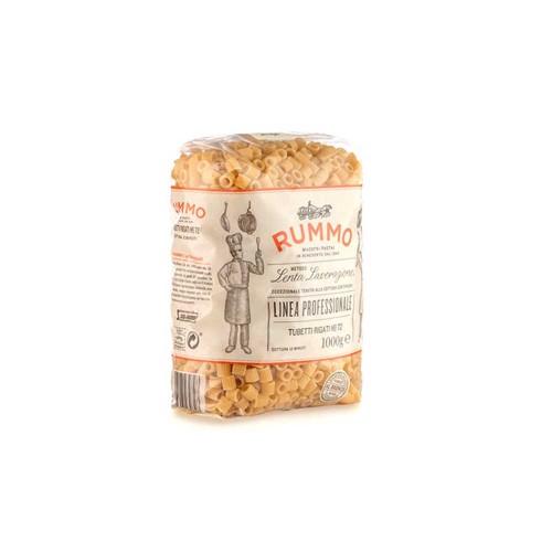 Rummo - Ζυμαρικά 1Kg N°072 Tubetti Rigati, 336τμχ (παλέτα)