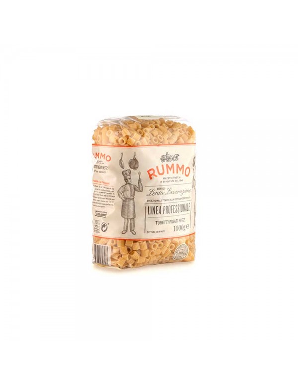 Rummo - Ζυμαρικά 1Kg N°072 Tubetti Rigati, 336τμχ (παλέτα)